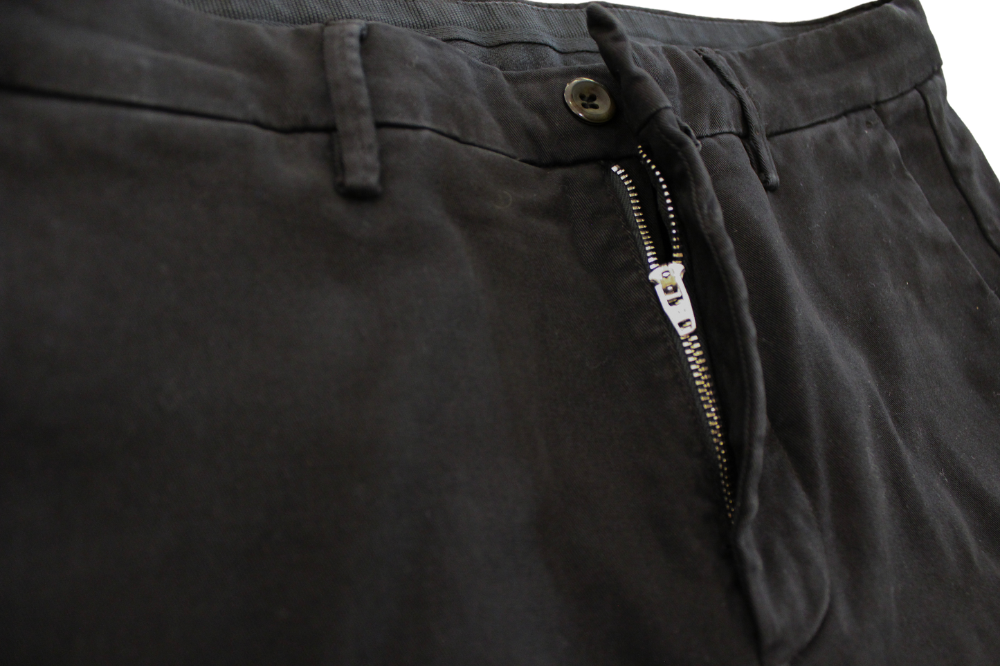 Pantalone t/a di cotone Made in Italy Grigio Antracite