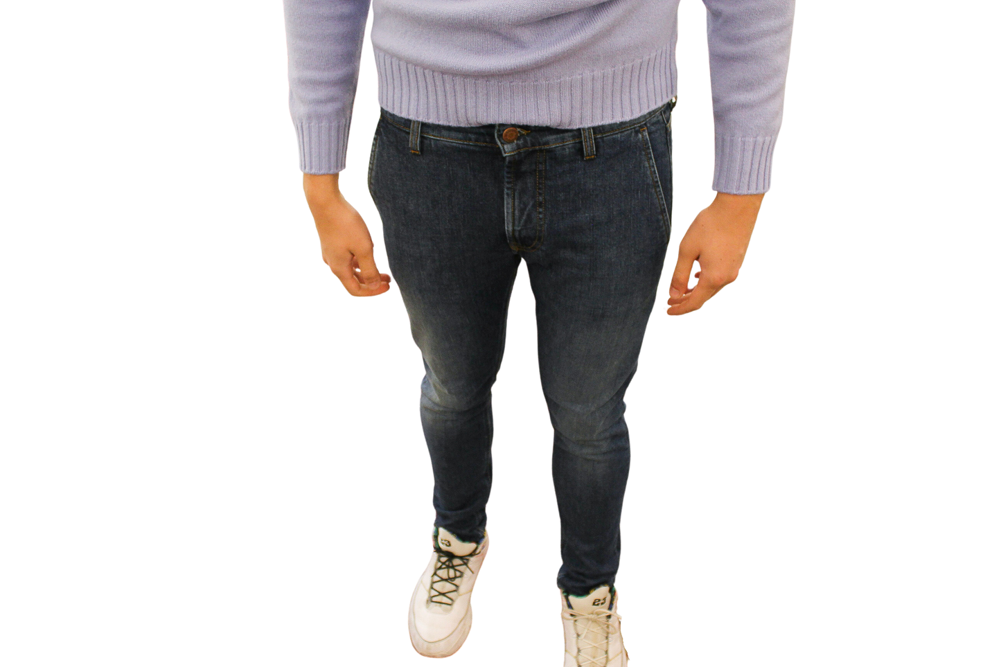Jeans t/a in denim di cotone Made in Italy
