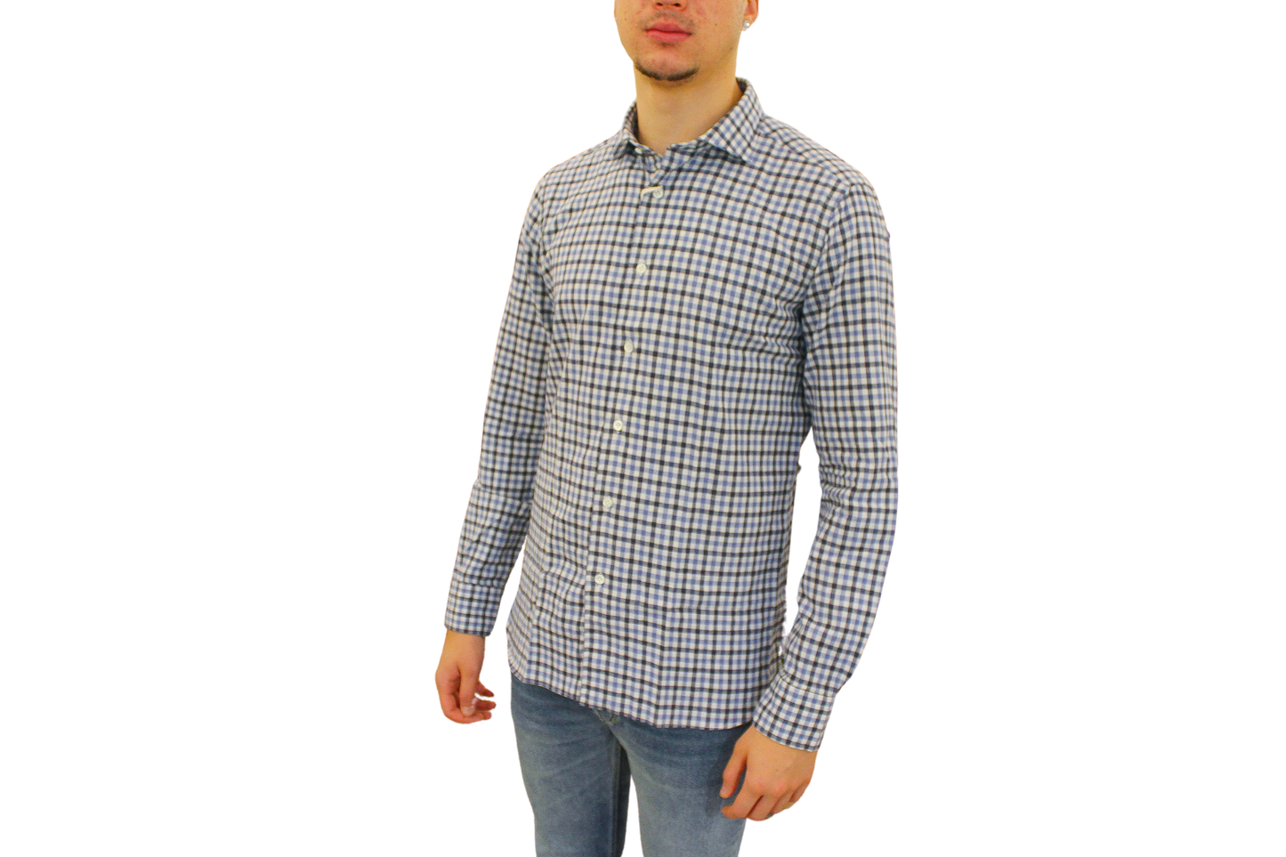 Camicia in cotone lavato