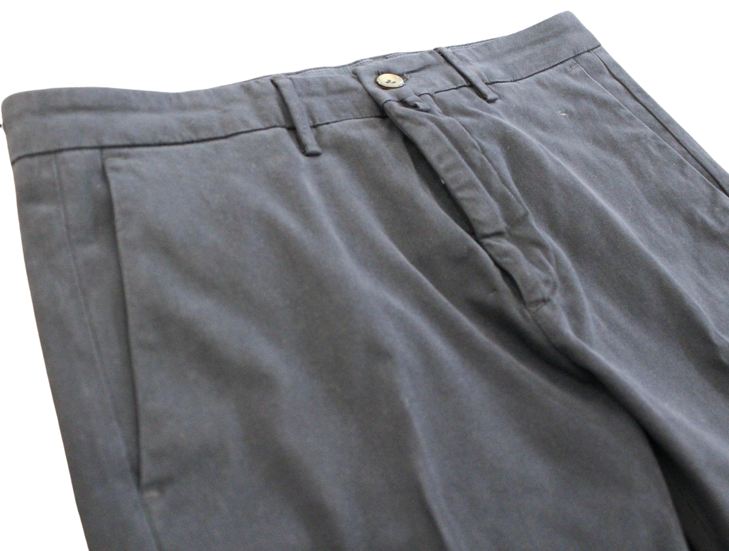Pantalone t/a di cotone Made in Italy Blu
