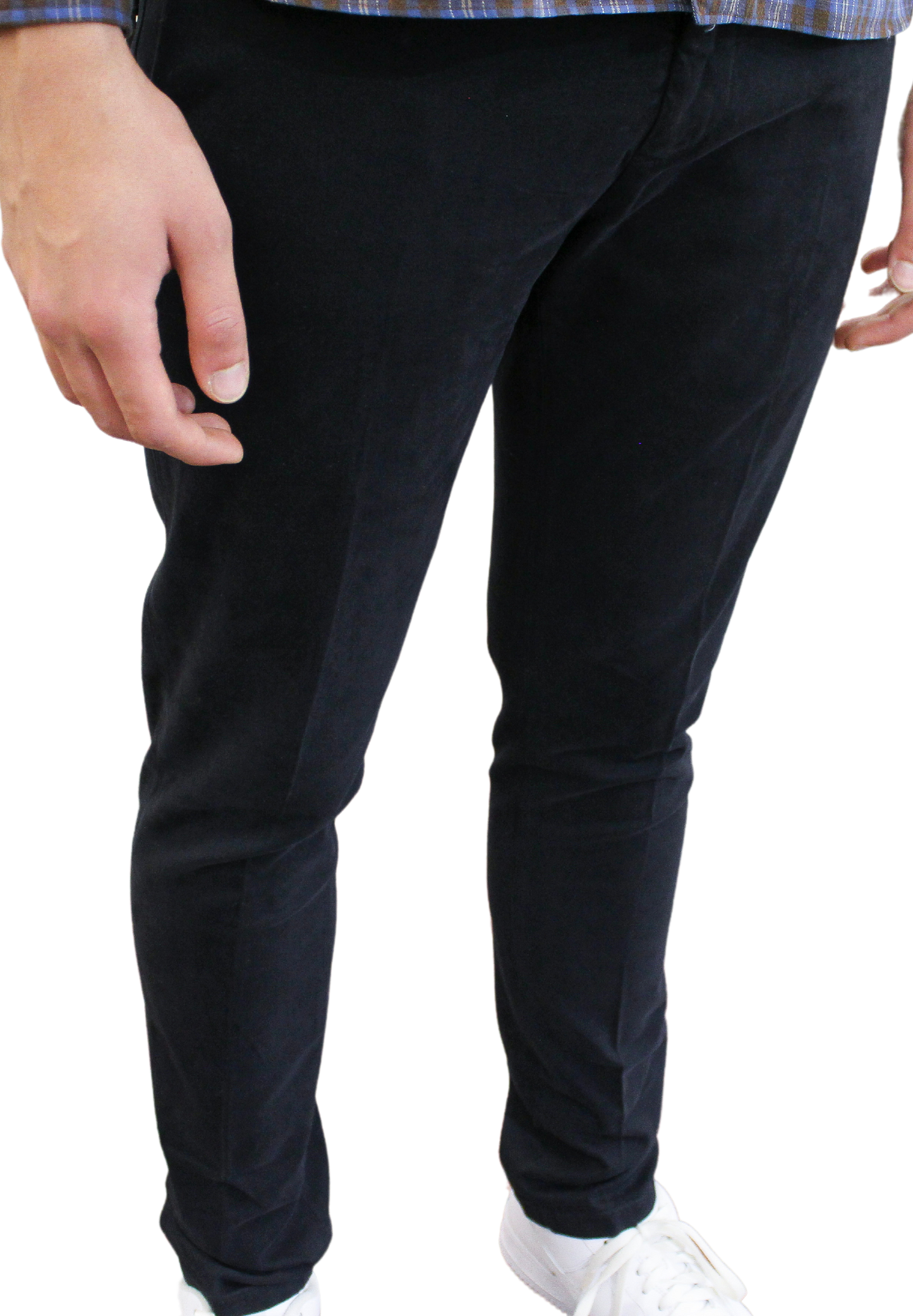 Pantalone t/a di cotone Made in Italy Blu