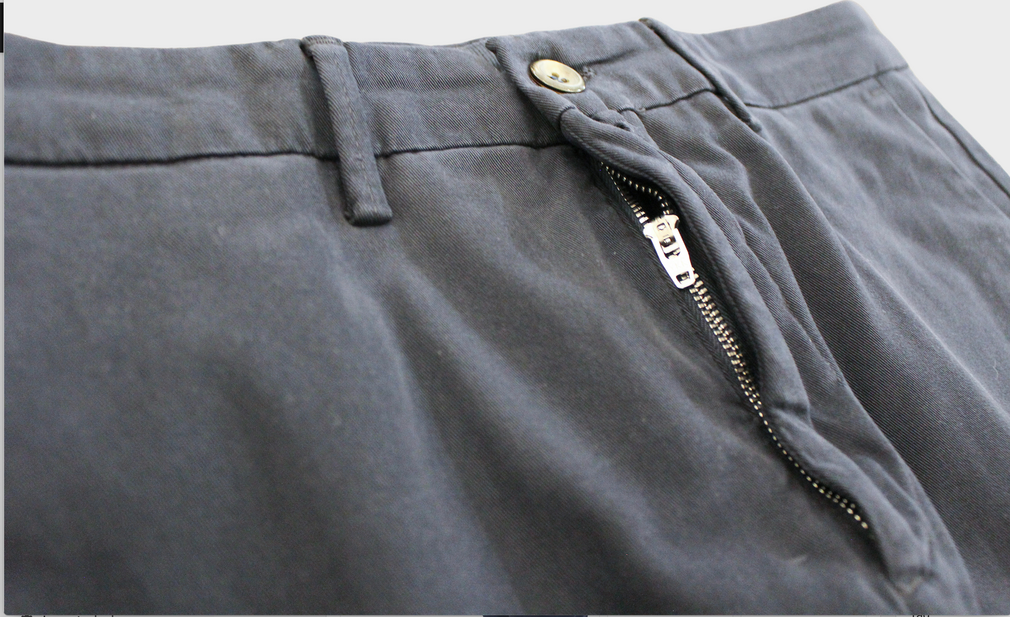 Pantalone t/a di cotone Made in Italy Blu